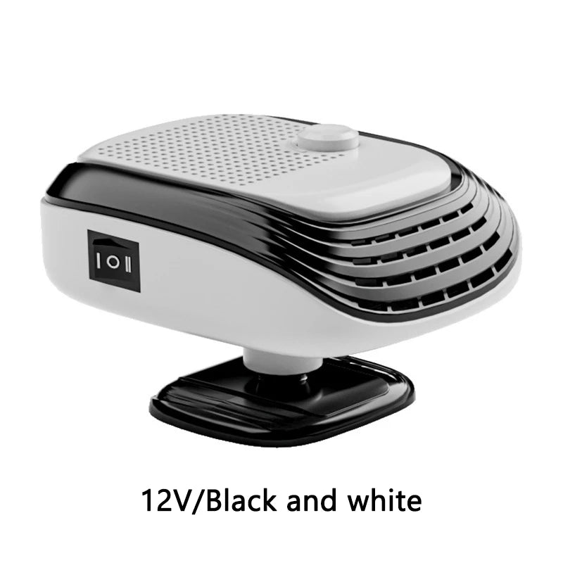 SEAMETAL Car Winter Fast Heating 120w 12V Electric Heated Fan Auto Windshield Defogging Heating Cooling Fan for Car Truck RV SUV