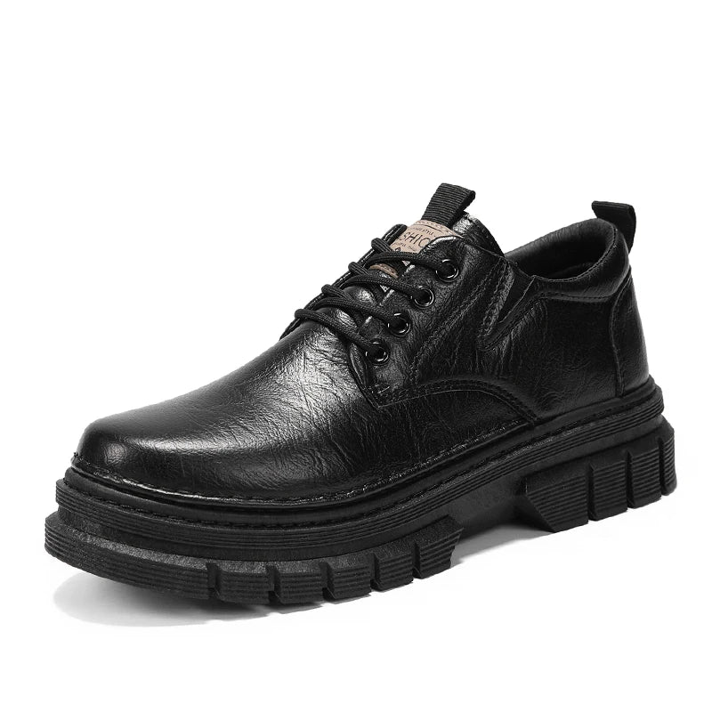 Men's Casual Shoes Four Season New Comfort Sports Outdoor Work Shoes Fashion Joker Youth Tide Shoes Business Party Leather Shoes