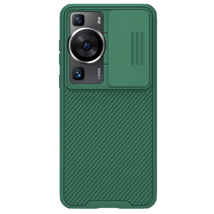 For Huawei P60 Pro Case NILLKIN CamShield Pro Sliding Camera Lens Privacy Protection Back Cover For Huawei P60 /P60 Pro green
