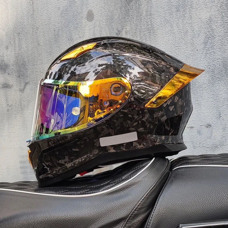 Casco De Motocross Helmet Casco Patinete Electrico Mainland China Helmets Unisex Full Face Dot Carbonfiber