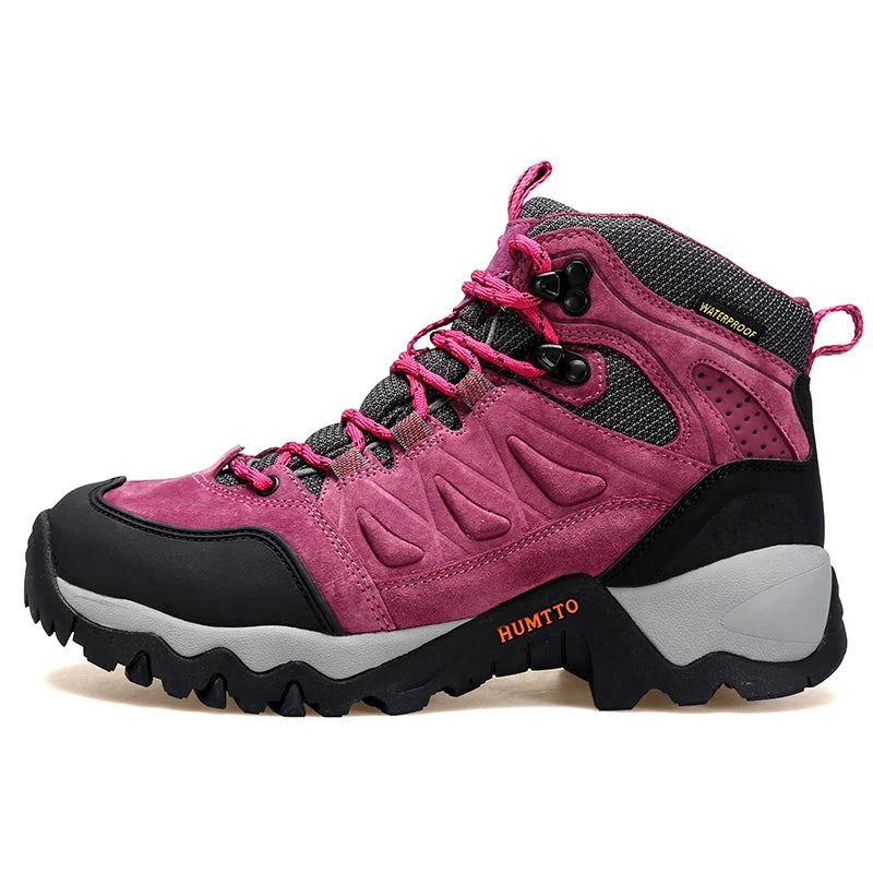 HUMTTO Shoes for Women Waterproof Sports Climbing Trekking Hiking Boots Womens New Outdoor Winter Luxury Designer Sneakers Woman