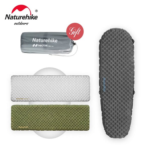 Naturehike Inflatable Mattress R3.2 R3.5 Air Bed Outdoor Camping Travel Ultralight Portable Moisture-proof Mat Sleeping Pad