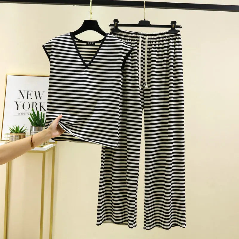 ឈុតគេង Pijama Feminina ម៉ូដសម្រាប់នារី អាវដៃវែង ខោ ឈុតសម្រាប់រដូវក្តៅ ឈុតគេងសម្រាប់ស្លៀកនៅផ្ទះ ស្លៀកពេលយប់ ស្រី