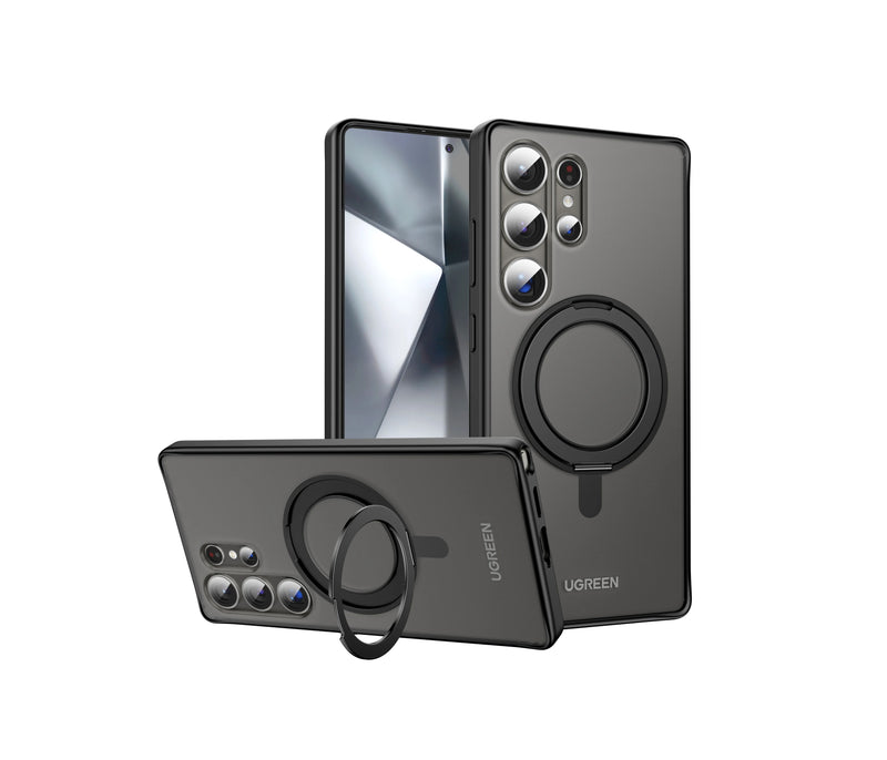 UGREEN For Samsung Galaxy S25 Ultra Magnetic Case Clear/Black S25 Ultra Macsafe Cover 2025