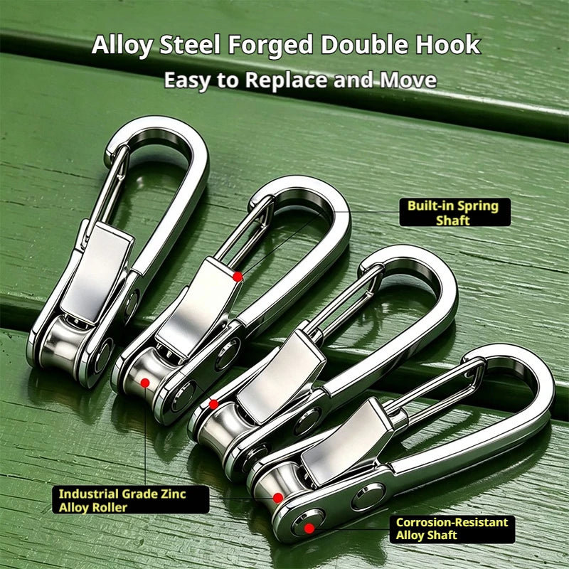 SEAMETAL Aluminum Alloy Tent Rope Tensioner Stainless Steel Self Lock Rope Adjuster Anti-Slip Tarp Tightener Outdoor Accessories