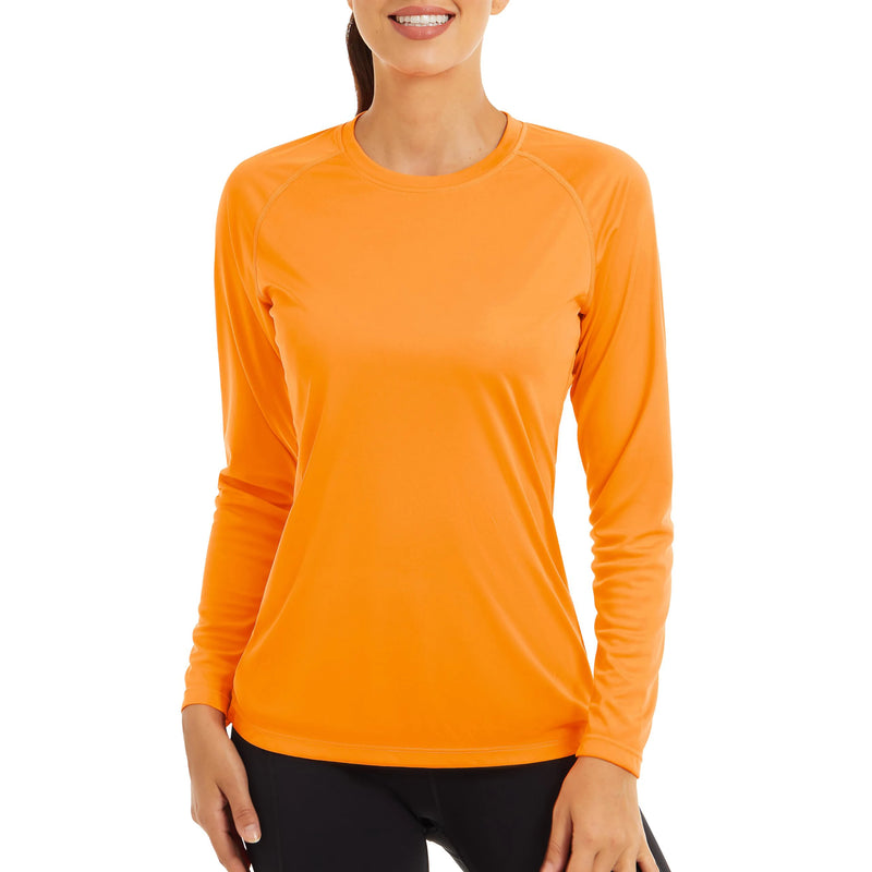 TACVASEN UPF 50+ Sun/Skin Protection Quick Dry T-Shirts Womens Long Sleeve Outdoor Performance Tee Shirts Summer Casual Tops