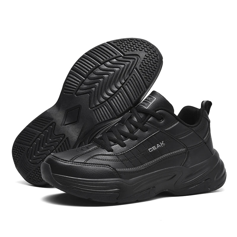 Men's Plus-Size Casual Sneakers Four Season New Breathable Soft-Sole Non-Slip Comfort Outdoor Running Shoes Student Sports Shoes