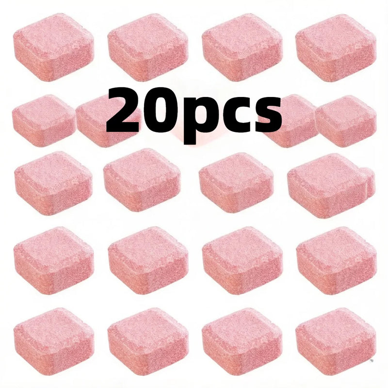 10/20pcs toilet cleaning tablets,used for deep cleaning and removal of stains and scale,effectively descaling. toilet cleaner