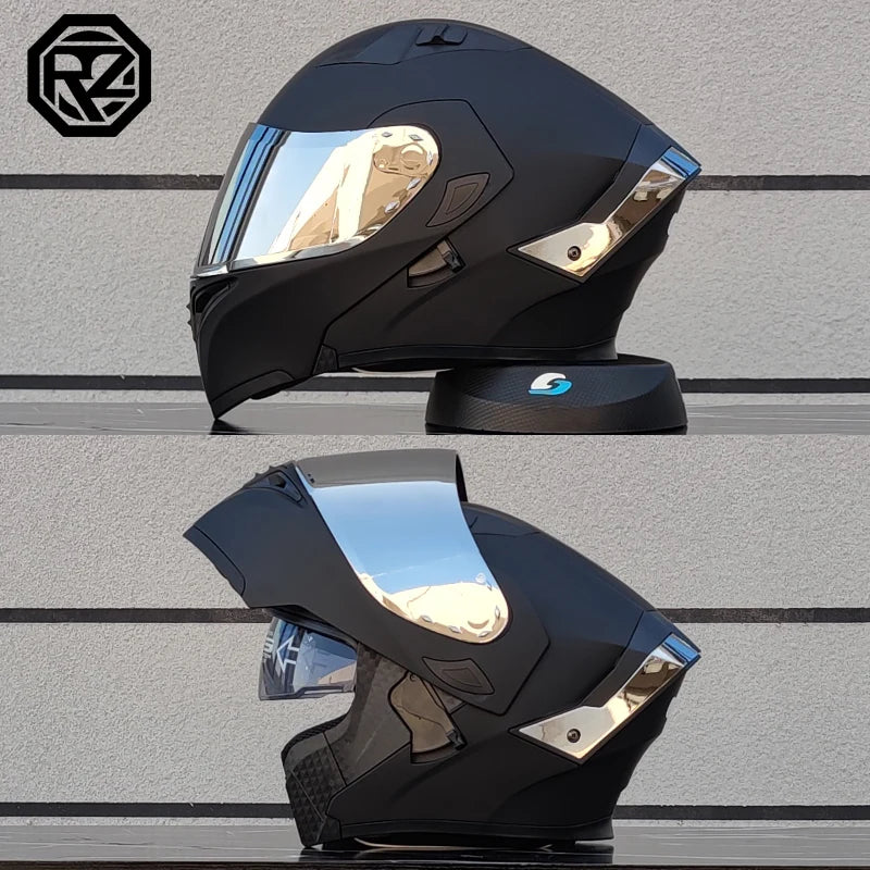 ORZ High Quality Modular Flip Helmet Double Lens Full Helmet Casco Para Motos Motorcycle Travel Half Full Helmet Casque Moto
