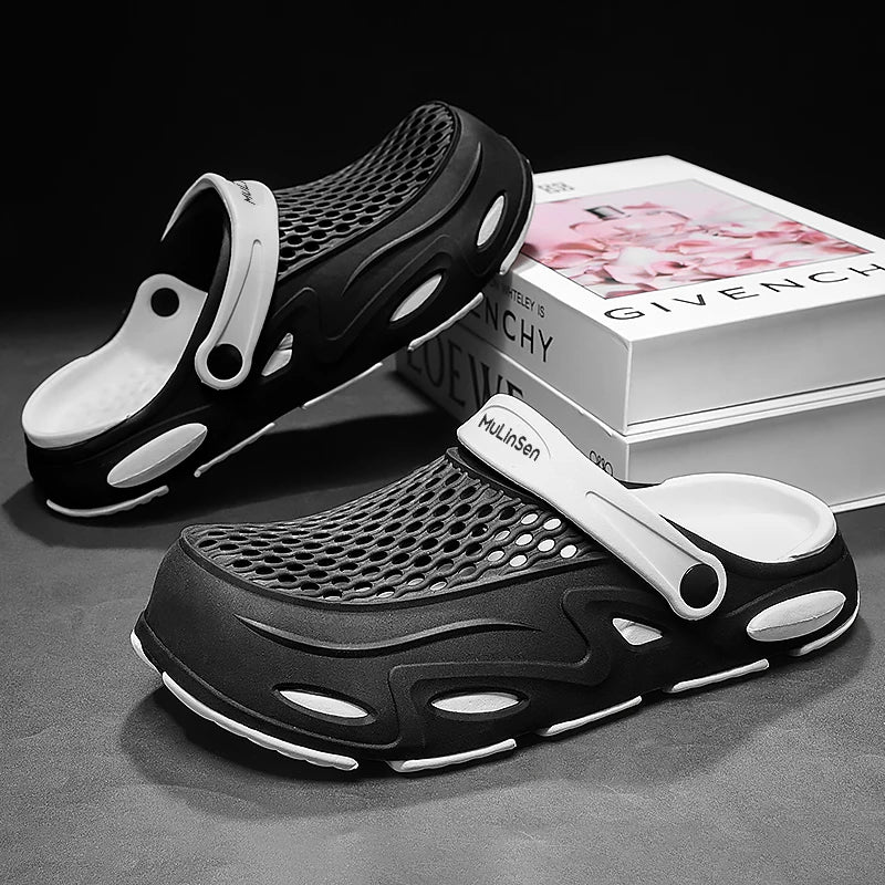 Men's Classic EVA Clogs Breathable Lightweight Anti slip Outdoor Garden Slippers summer New fashion casual soft sole beach shoes