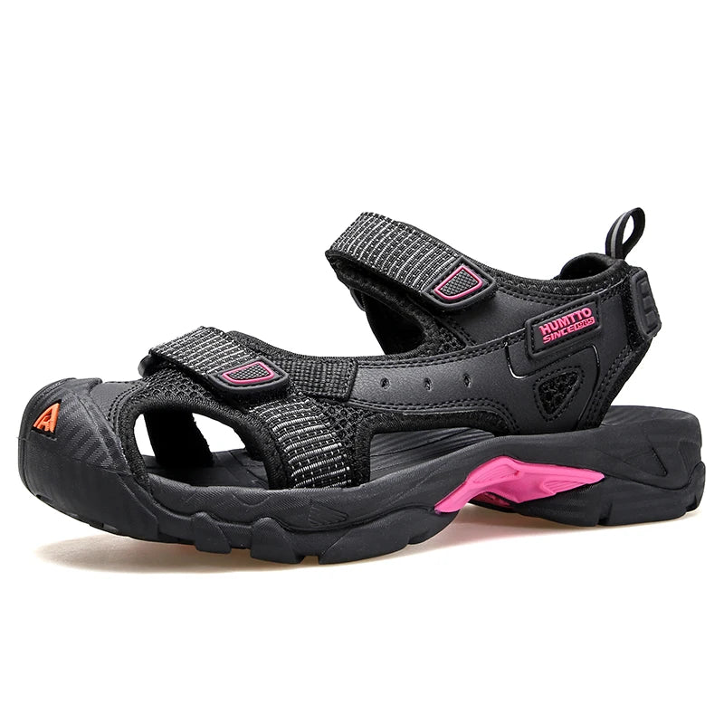 HUMTTO Hiking Shoes for Women Outdoor Sandals Womens Breathable Water Beach Sandals Summer Camping Fishing Climbing Aqua Sneaker