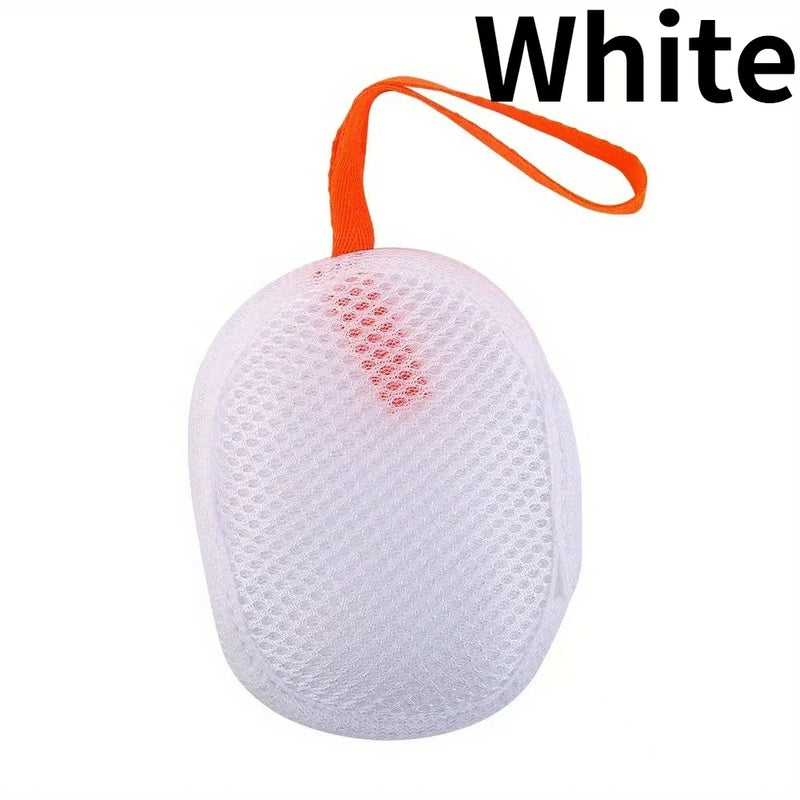 1pc Soft Bathing Bag with Drawstring.Non-Slip Soap Net for Body Wash, Shower,Bathing, Spa,Travel,Durable Bathing Net for Adults