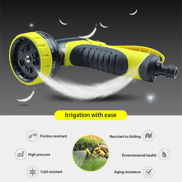 10 Modes Garden Water Gun Hose Nozzle Set Mutifunctional Household Car Washing Parkside Yard Water Sprayer Nozzle Sprinkle Tools
