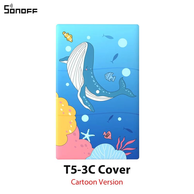 SONOFF TX Ultimate WiFi Smart Wall Touch Switch T5-120 Cover Easy Replaceable Stylish Cartoon Star Version to Choose