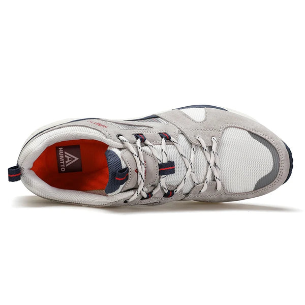 HUMTTO Running Shoes for Men Breathable Men's Sneakers Luxury Designer Sports Shoes Cushioning Black Man Casual Jogging Trainers