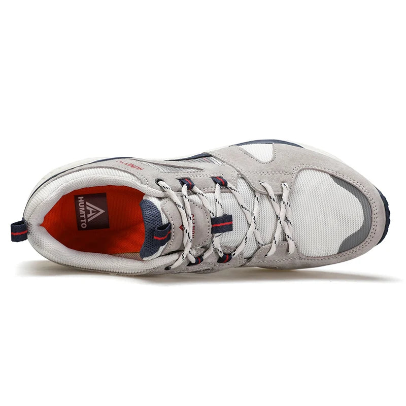 HUMTTO Running Shoes for Men Breathable Men's Sneakers Luxury Designer Sports Shoes Cushioning Black Man Casual Jogging Trainers