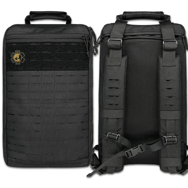 Rhino Rescue First Aid Backpack 20L 1000D Nylon Tactical Backpack First Aid Trauma Kit Out Bag for Hiking Camping R20