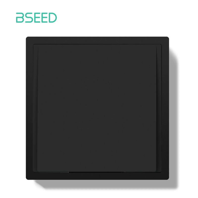Bseed E Series Cable Wire Exit Plate Wall Outlet Cable Management Cover with Punch Holes Plastic Frame for TV/Speaker Wires