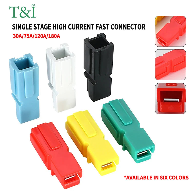 30a/45a/75a/120a/180a Single Pole Plug Electric Plug Battery Forklift High Current Connector PP