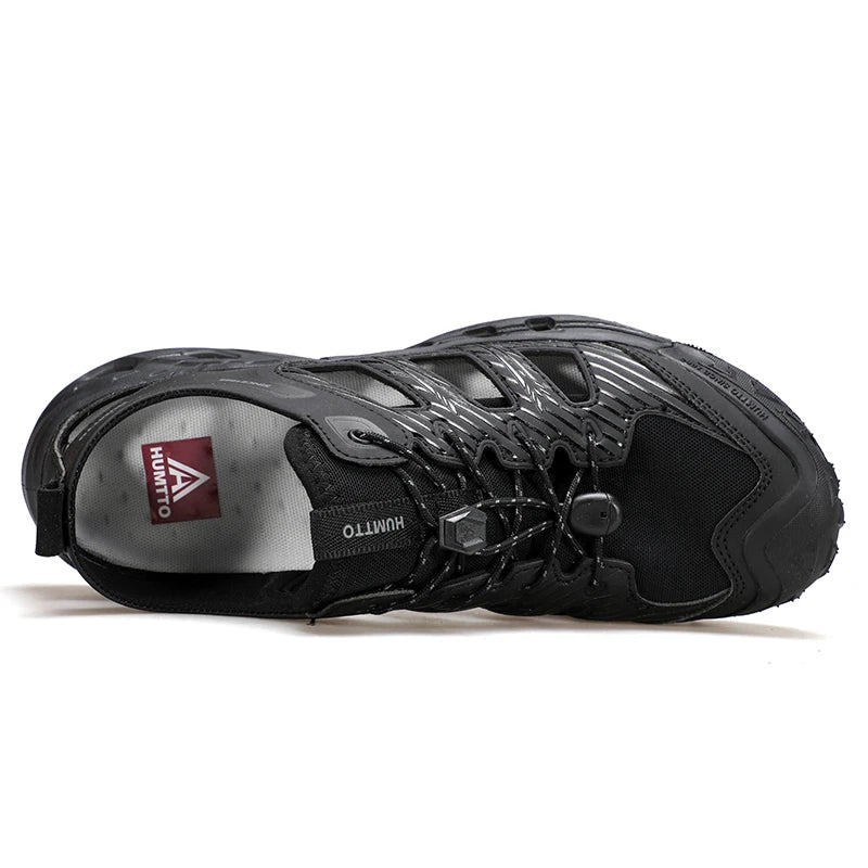 HUMTTO Summer Hiking Shoes for Men 2025 Breathable Mens Sneaker Outdoor Water Beach Sandals Fishing Climbing Wading Man Sneakers