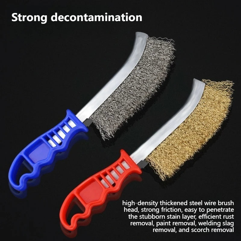 Multi-functional Knife-Type Wire Brushes,Rust Removal Wire Brushes Rust Removal Cleaning Brushes,Motorcycle cleaning brush