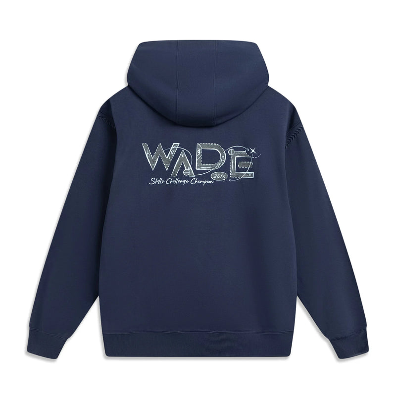 អាវក្រៅ Li-Ning សម្រាប់បុរស WADE រាងរលុង 84% កប្បាស 16% ប៉ូលីអេស្ទ័រ ទន់ ស្រួល ស្ព័រ ទាន់សម័យ AWDW011