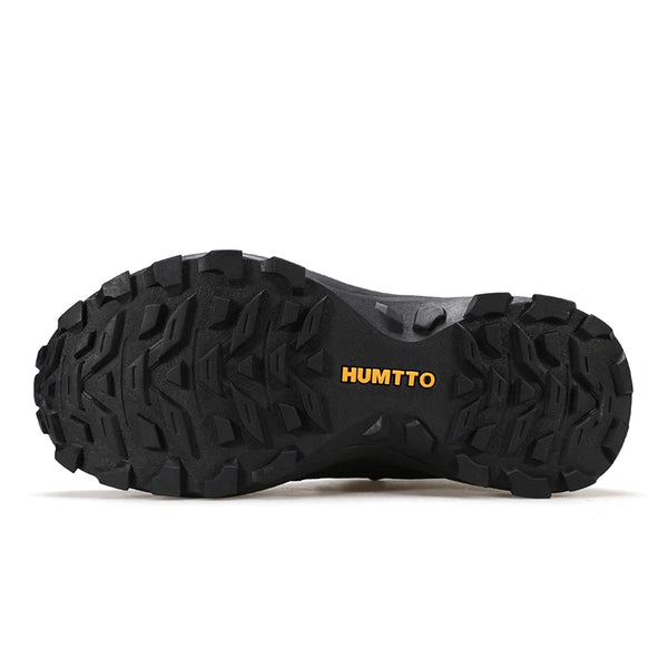 HUMTTO Hiking Boots for Women Leather Non-slip Women's Sports Shoes Winter Outdoor Mountain Sneakers Breathable Trekking Shoes