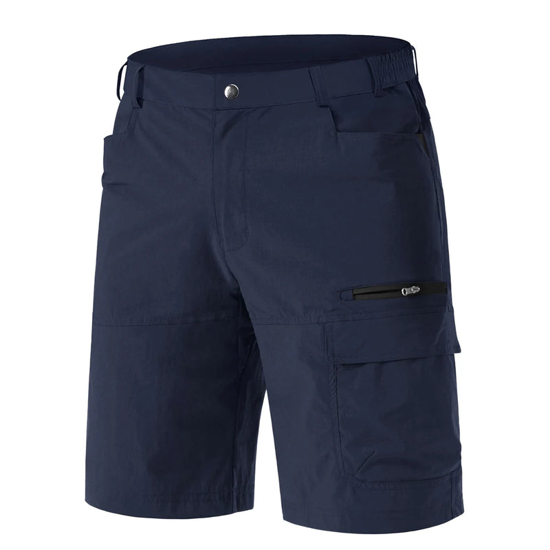 TACVASEN Hiking Cargo Shorts Mens Lightweight Quick-Dry Water-resistant Short Pants with Multiple-pockets Summer Shorts for Men