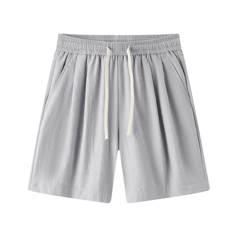 Semir Womens Shorts 2026 Pleated Texture Draped Elastic Waist A Line Loose Casual Style