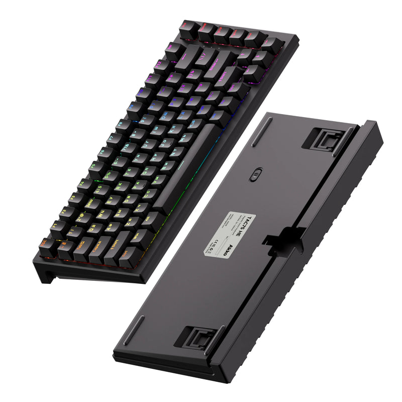 Akko TAC75 HE Magnetic Switch Keyboard 75% Russian Layout Rapid Trigger 0.005mm ARGB 8K Polling Rate Wired Gamer Custom Keyboard
