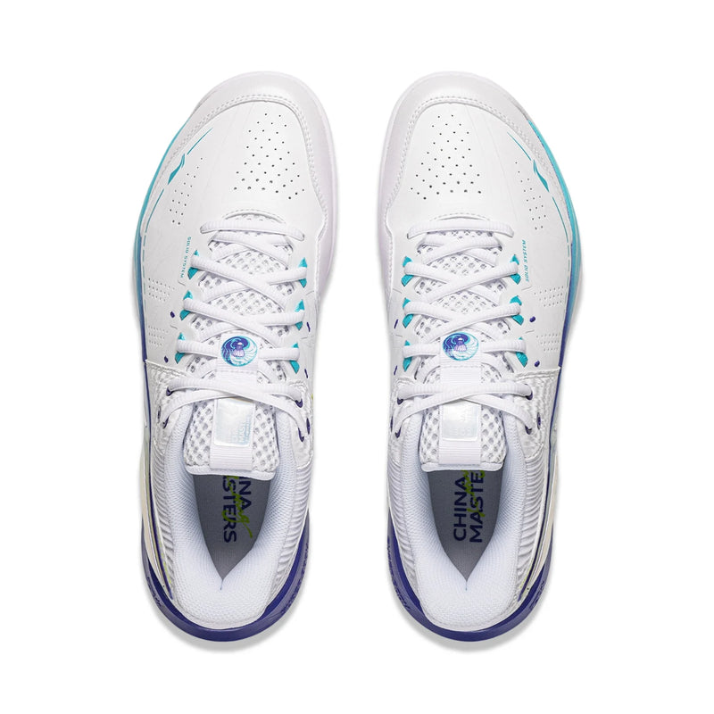 ស្បែកជើងវាយសី Li-Ning Unisex THUNDER II PRO បន្ទះកាបូន-ហ្វាយប័រ ស្រូបយកឆក់ ស្បែកជើងប៉ាតា LiNing Professional AYAW001