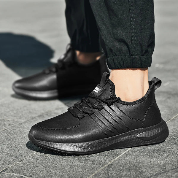 Hotel chef shoes four season new light plus size men's kitchen work shoes waterproof non-slip oil-proof chef gareer casual shoes