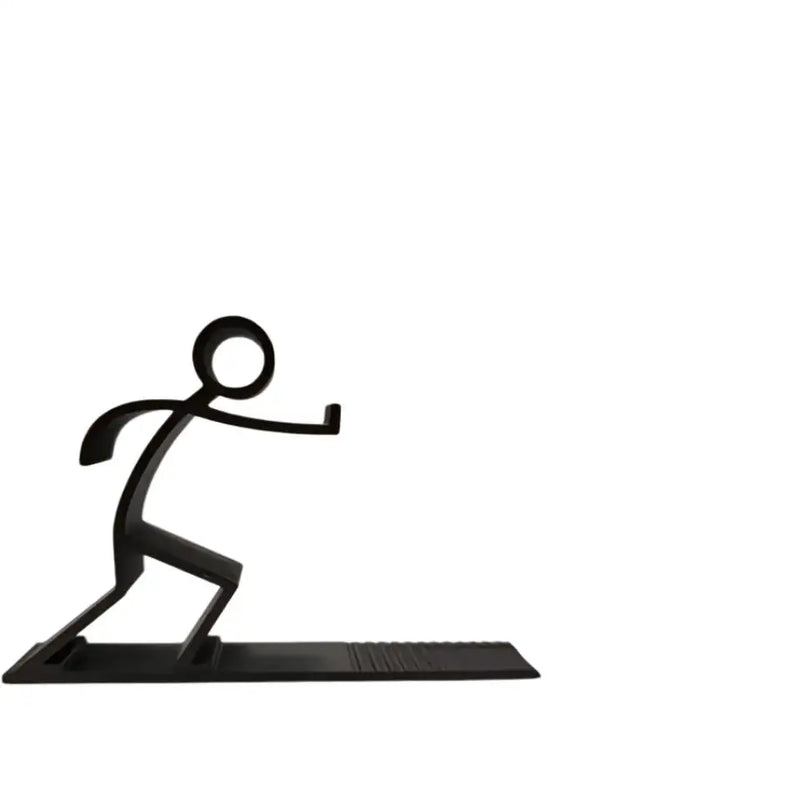 1pcs Creative Stick Figure Bookend – Minimalist Book Holder, Fun & Functional Desk Decor, Lover Gift