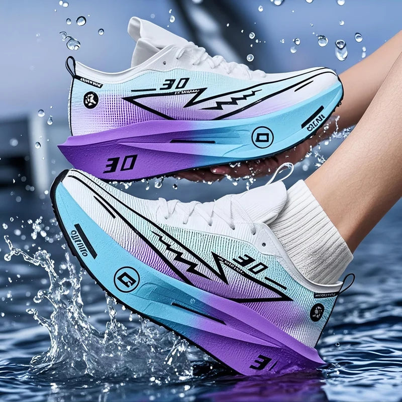 Parent-child running shoes four season thick-sole soft-sole non-slip comfort outdoor sports shoe men's light breathable sneakers