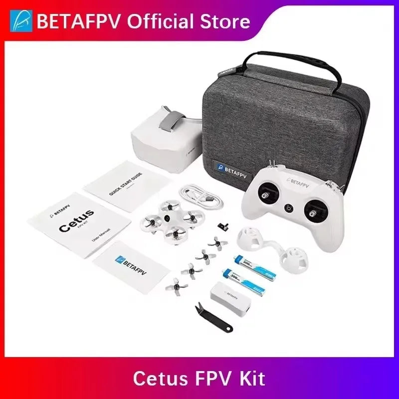 ឧបករណ៍ BETAFPV Cetus Pro FPV Kit /ឧបករណ៍ Cetus FPV Kit ដ្រូនប្រណាំងក្នុងផ្ទះ Frsky D8 Lite វិទ្យុ 2 SE ឧបករណ៍បញ្ជូន 5.8G 14DBI VR02 វ៉ែនតា VTX