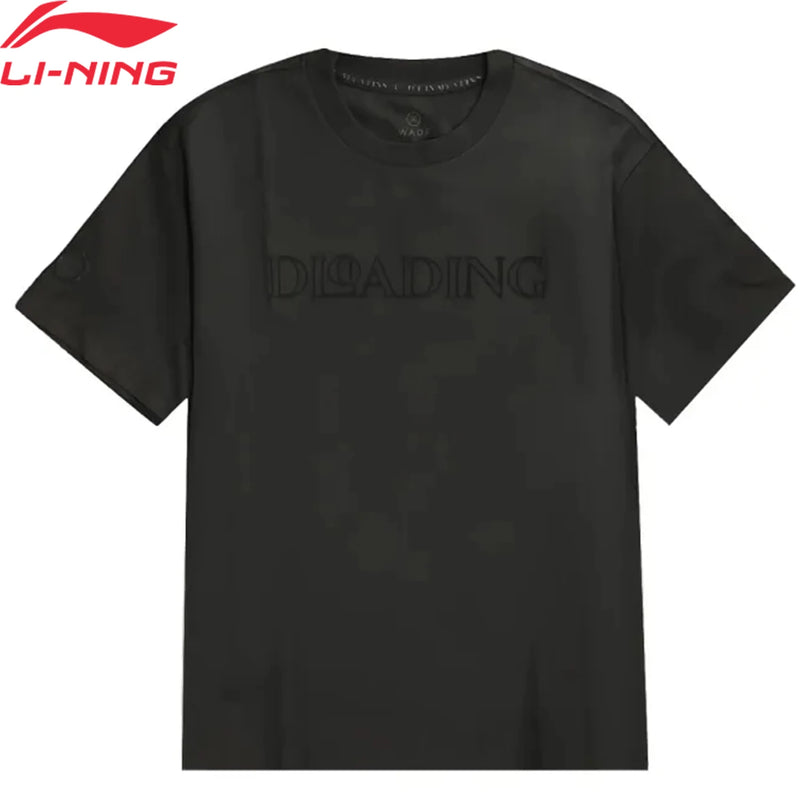 អាវយឺតបុរស Li-Ning Wade រដូវក្តៅ ប៉ាក់ដោយផាសុកភាព កមូល អាវដៃខ្លី AHSV813