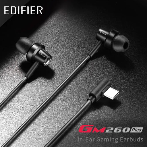 HECATE by Edifier GM260 Plus Gaming Earphone Type-C Wired Headphones For iPhone Android Esport Music Video Streaming Earbuds