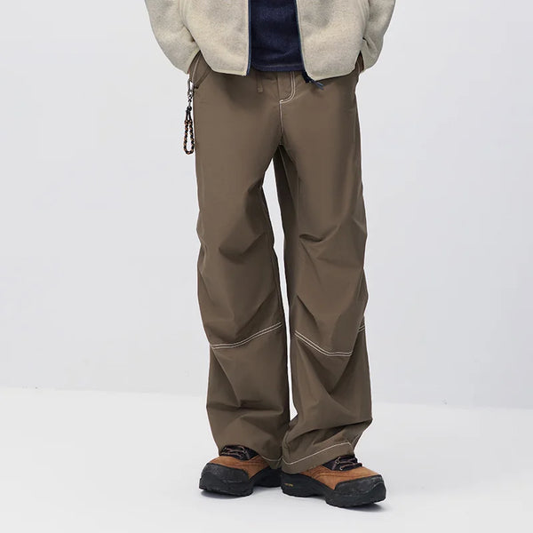 ខោបុរស Semir ដែលមិនជ្រាបទឹក ពណ៌ប្លុក រលុង សម ជើងត្រង់ ឆ្នាំ 2026 រដូវរងាថ្មី ស្លៀកប្រចាំថ្ងៃ រចនាប័ទ្មធម្មតាក្នុងទីក្រុង