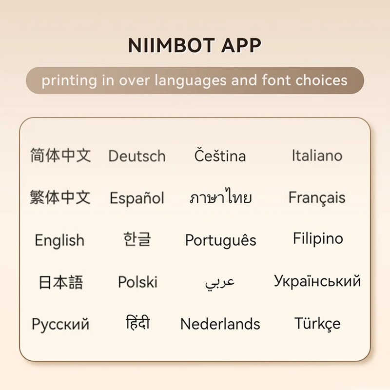 NIIMBOT B1/B21 Jewelry Label Printer Self Adhesive DIY Self-Adhesive Jewelry Necklace Bracelet Ring Price Tag for Bussiness