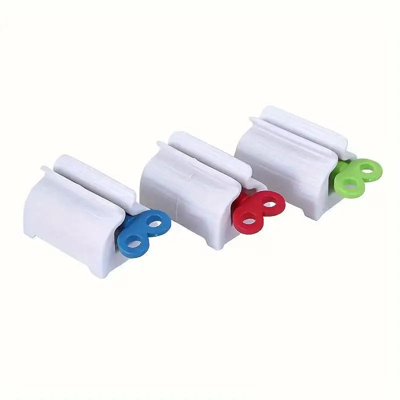 4pcs Plastic Squeezers Set – for Toothpaste, Facial Cleansers & Cosmetics, Sturdy, Bathroom Safe