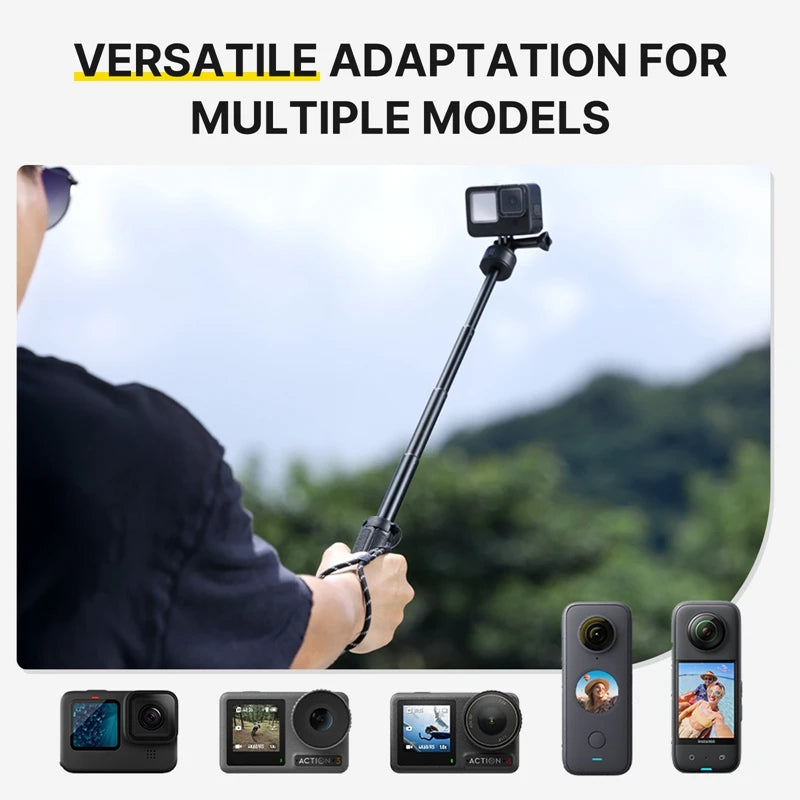ដំបងថតរូប Selfie Ulanzi MT-74 Go-Quick II Magnetic Quick Release Tripod សម្រាប់កាមេរ៉ា Gopro Insta360 X3 DJI Action 4/3