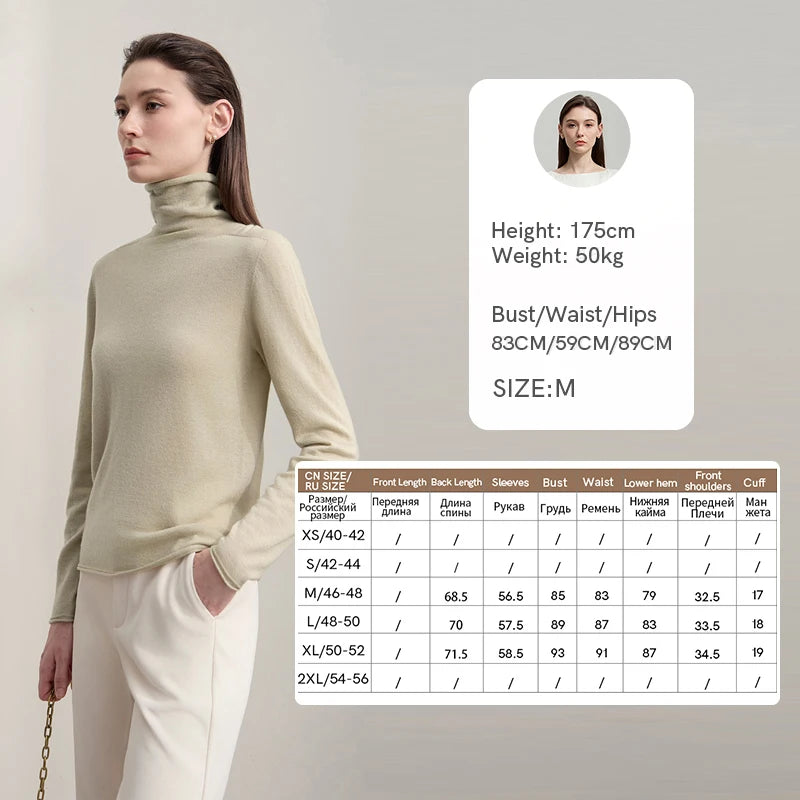AMII Women's Sweater 2026 Autumn New Solid Versatile Top Female Full Knitted Wool Basic Long Sleeves Pullover for Woman 12523161
