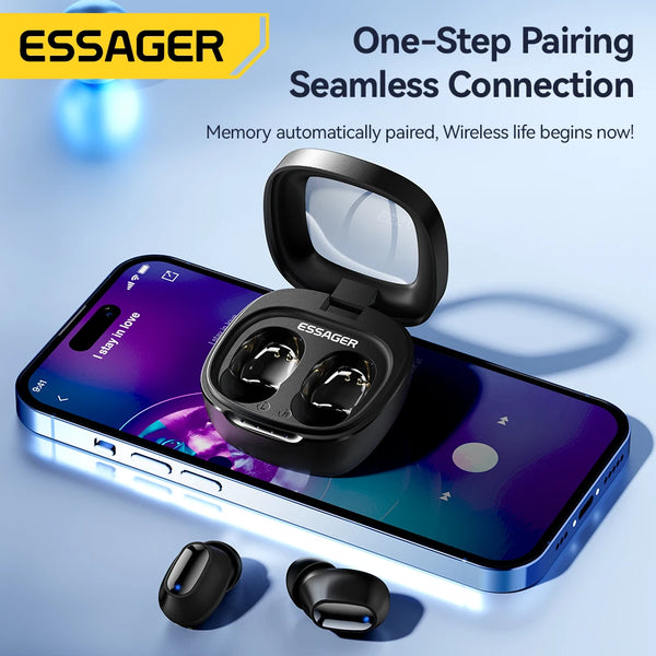 Essager TWS Bluetooth5.3 Earphone Noise Cancelling Earbuds True Wireless Stereo Sports Headset  In-Ear Handsfree With Microphone