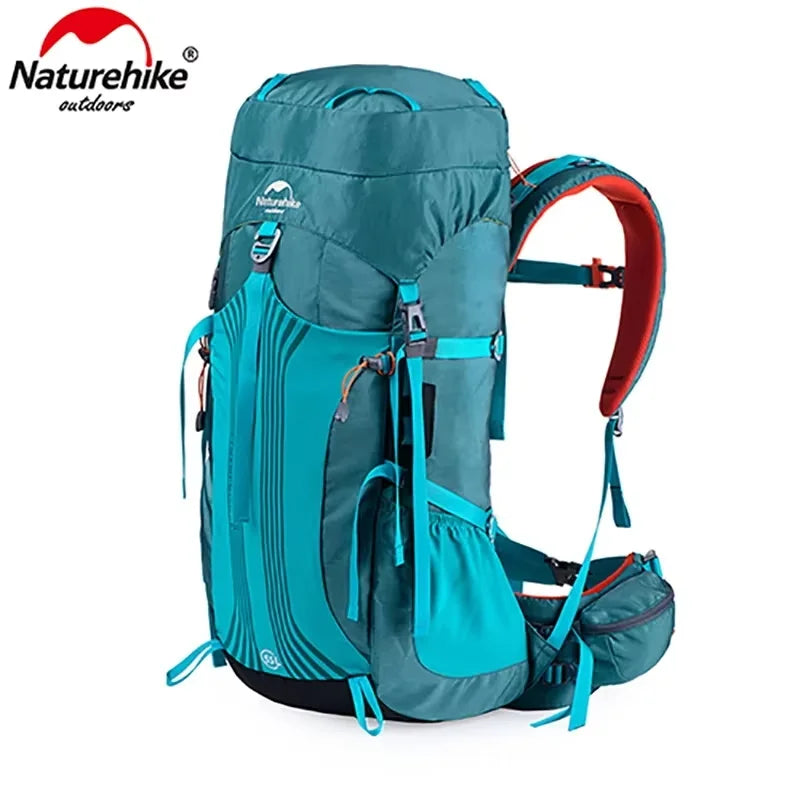 Naturehike 45L 55L Backpack With Rain Cover Professional Large Capacity Outdoor Camping Hiking Trekking Climbing Travel Bag