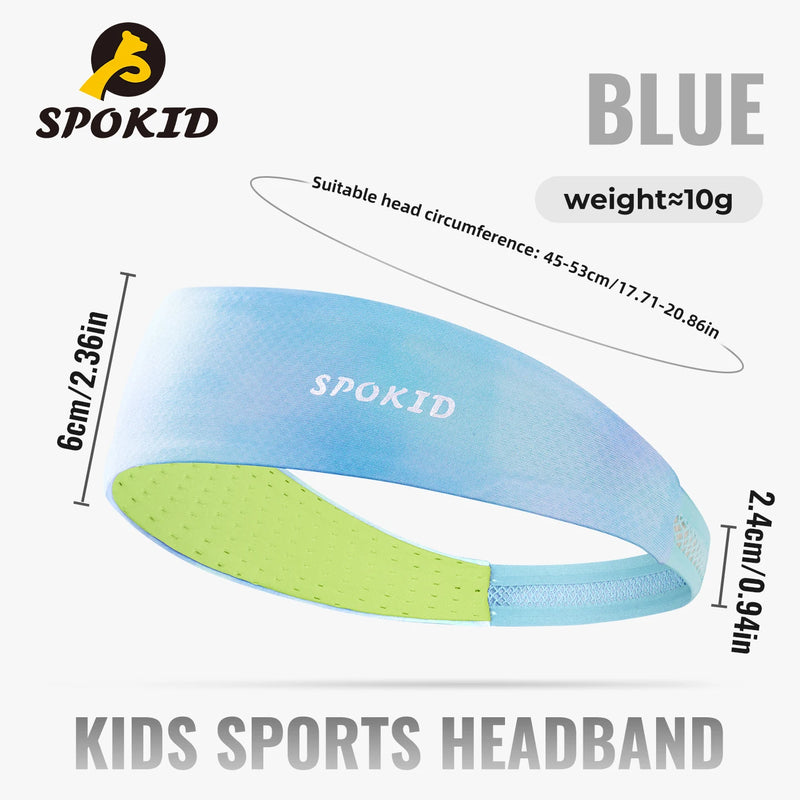 WRELS Kids Headband Sweatband Mesh Breathable Reflective Hair Band Elastic Ultralight Boys Girls Running Sports Headband