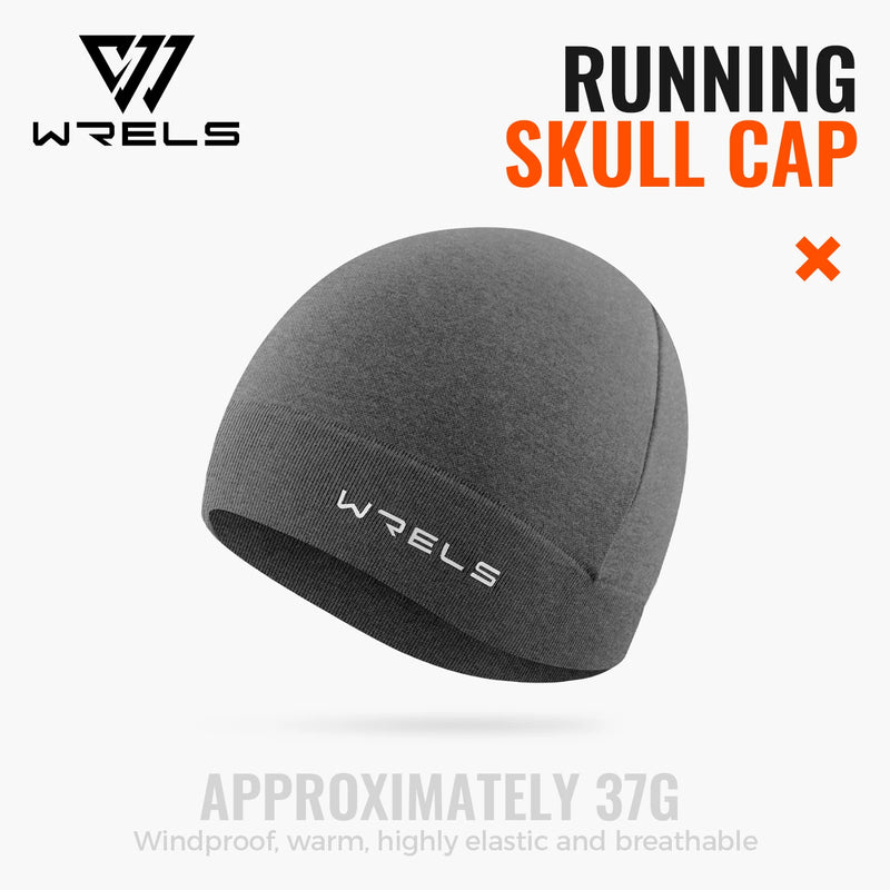 WRELS Sports Skull Cap Warm Ski Beanie Helmet Liner Breathable Moisture Wicking Running Cycling Men Women Outdoor Thermal Cap
