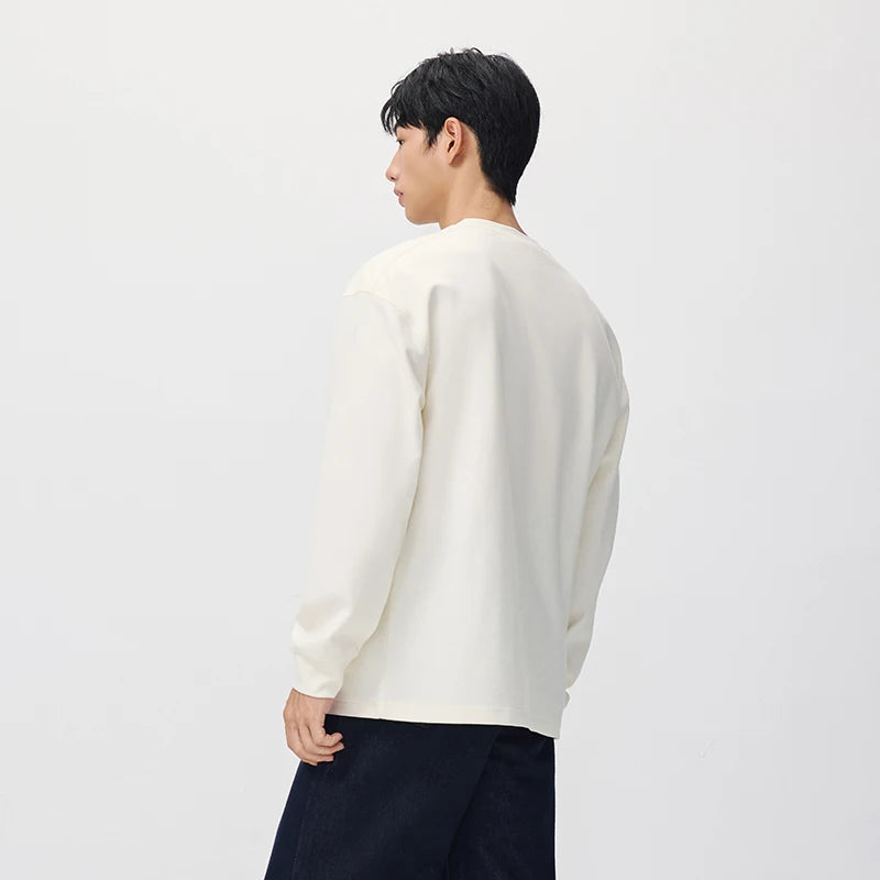 អាវយឺតប៉ាក់ Semir សម្រាប់បុរស រចនាបថសត្វចិញ្ចឹម រចនាបថឆ្កែ កមូល រលុង ឆ្នាំ២០២៦ សម្លៀកបំពាក់ប្រចាំថ្ងៃរដូវរងាថ្មី រចនាបថធម្មតាសម្រាប់ទីក្រុង