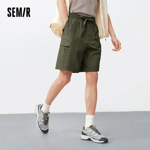 ខោខ្លីបុរស Semir ឆ្នាំ ២០២៦ សម្លៀកបំពាក់ធ្វើការ រចនាប័ទ្មត្រជាក់ មានអារម្មណ៍រលុង ធម្មតា ទន់ សម្រាប់ក្រៅផ្ទះ