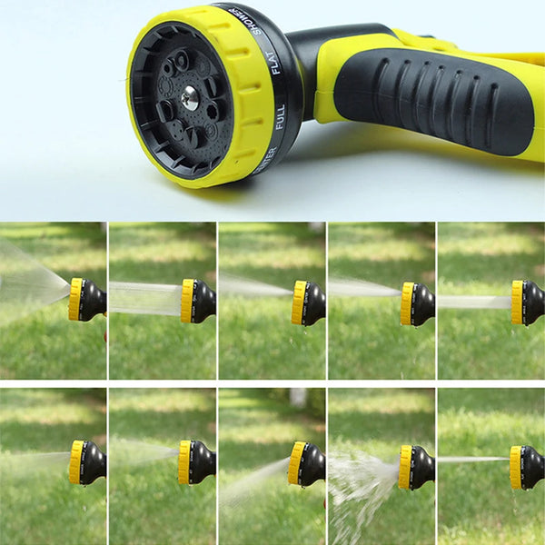 10 Modes Garden Water Gun Hose Nozzle Set Mutifunctional Household Car Washing Parkside Yard Water Sprayer Nozzle Sprinkle Tools