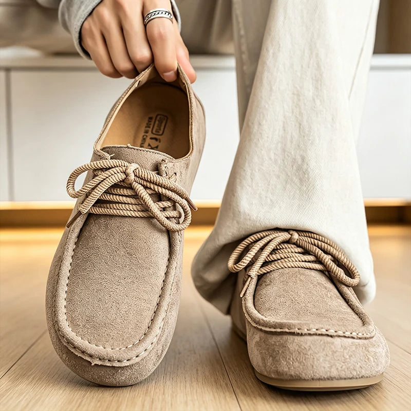 Men's light casual shoes four seasons classic soft-sole breathable non-slip comfort Joker tide shoes fashion sports board shoes